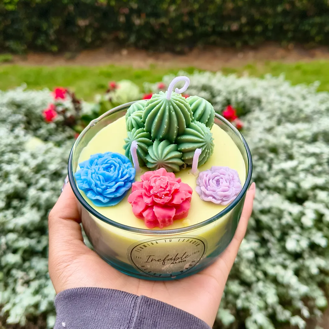 Vela Decorativa Cactus Oasis