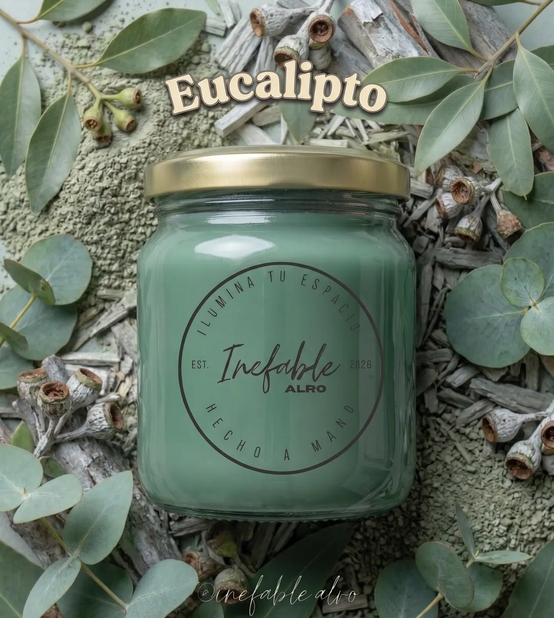 Vela Aromática de Eucalipto
