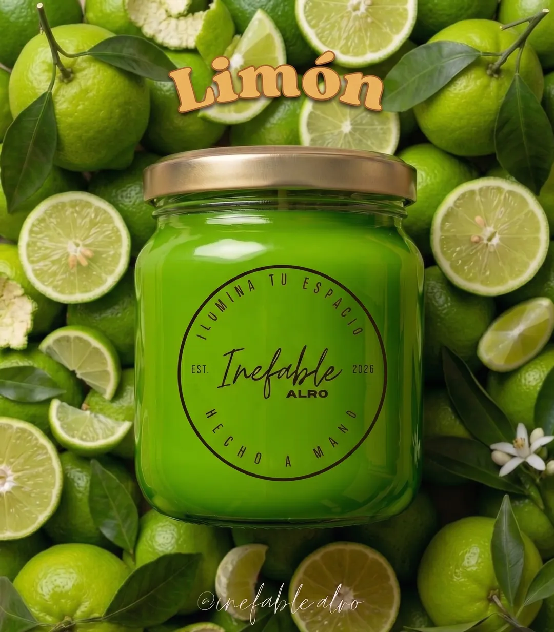 Vela Aromática de Limón