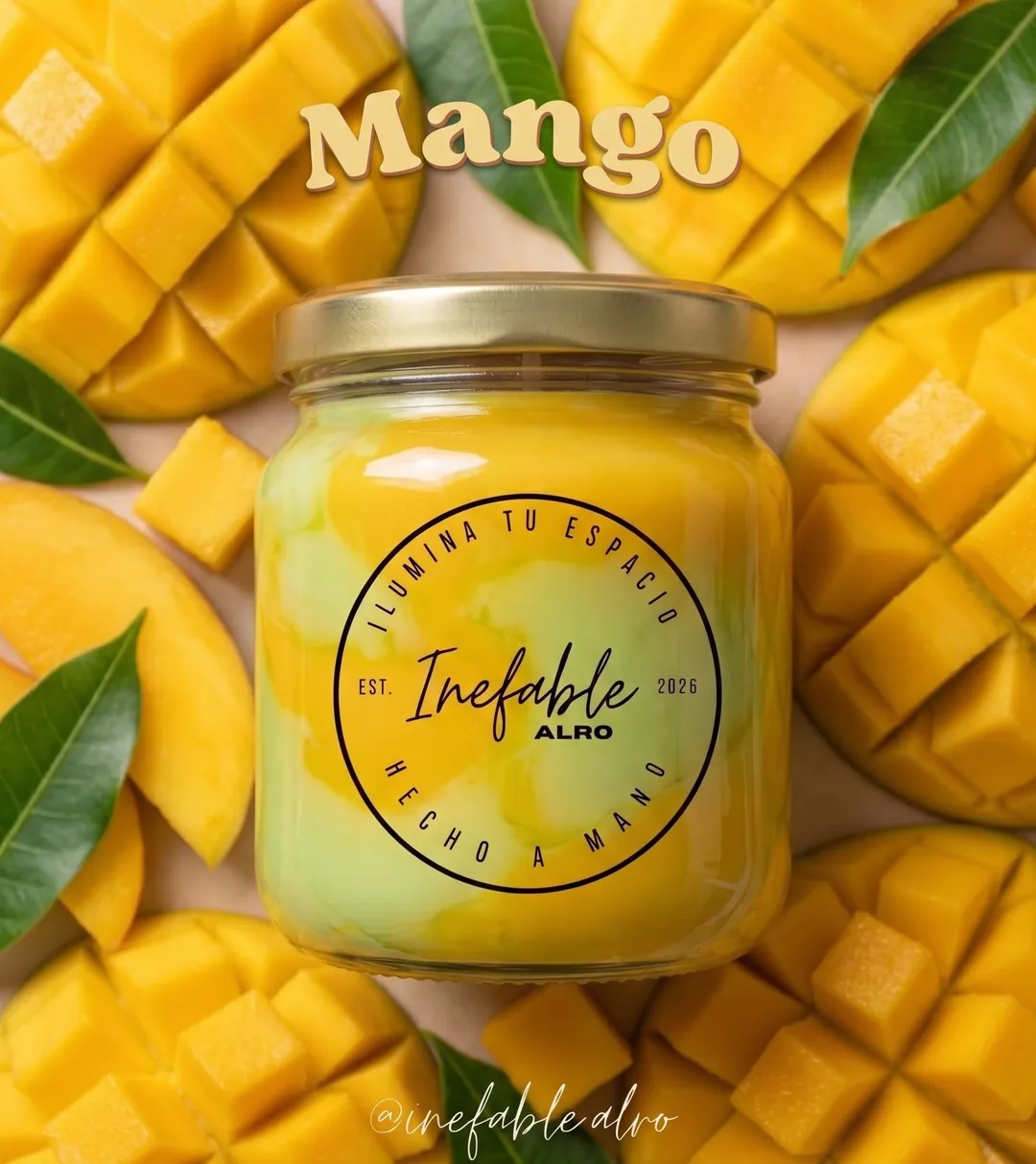 Vela Aromática de Mango