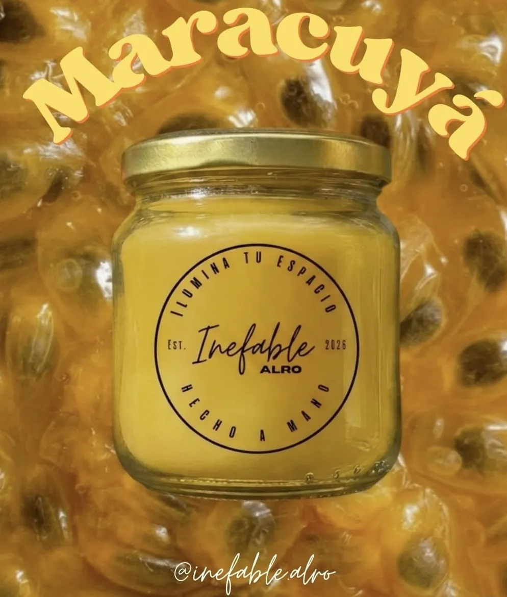 Vela Aromática de Maracuyá