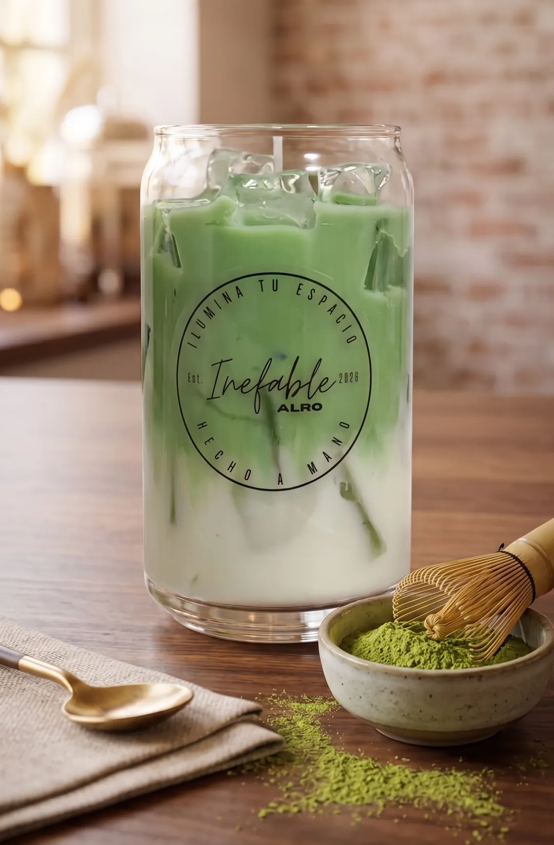 Vela Aromática Matcha Latte
