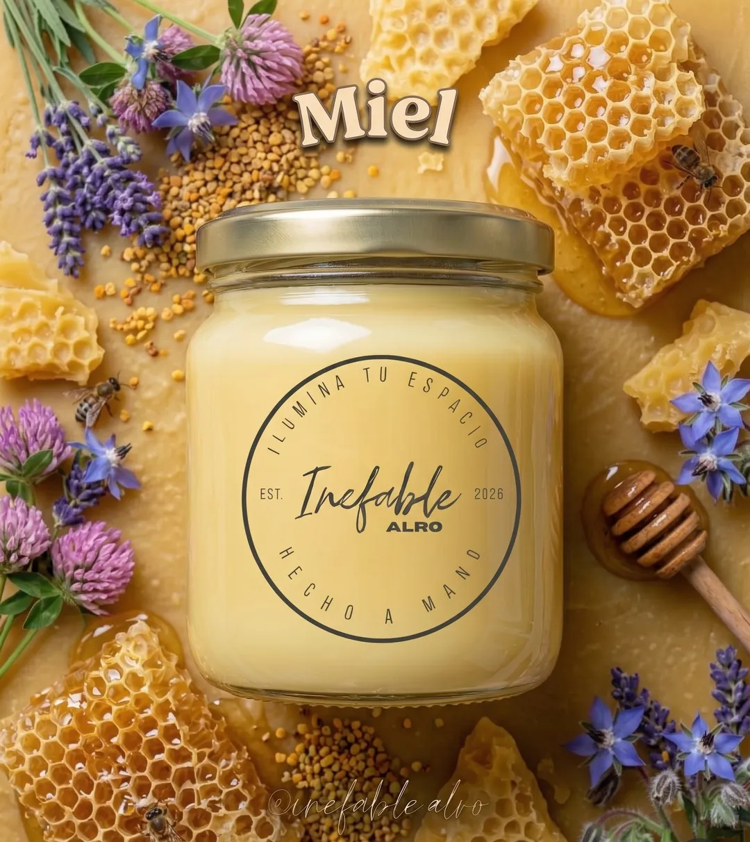Vela Aromática de Miel