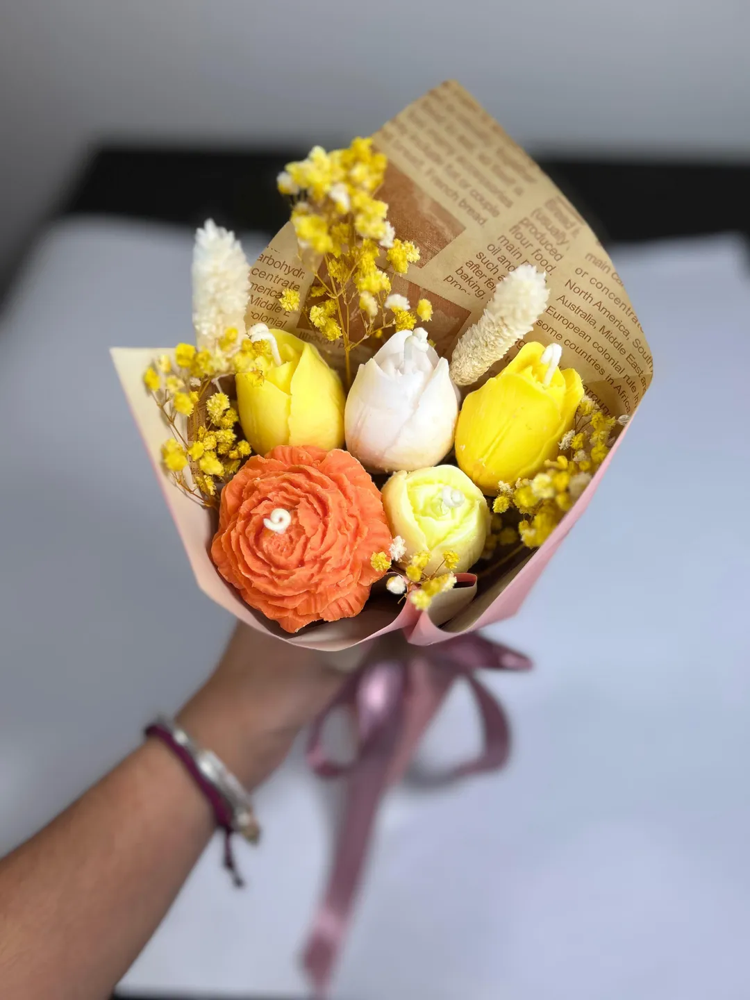 Ramo Aromático de 5 Flores – Diseñado a tu medida