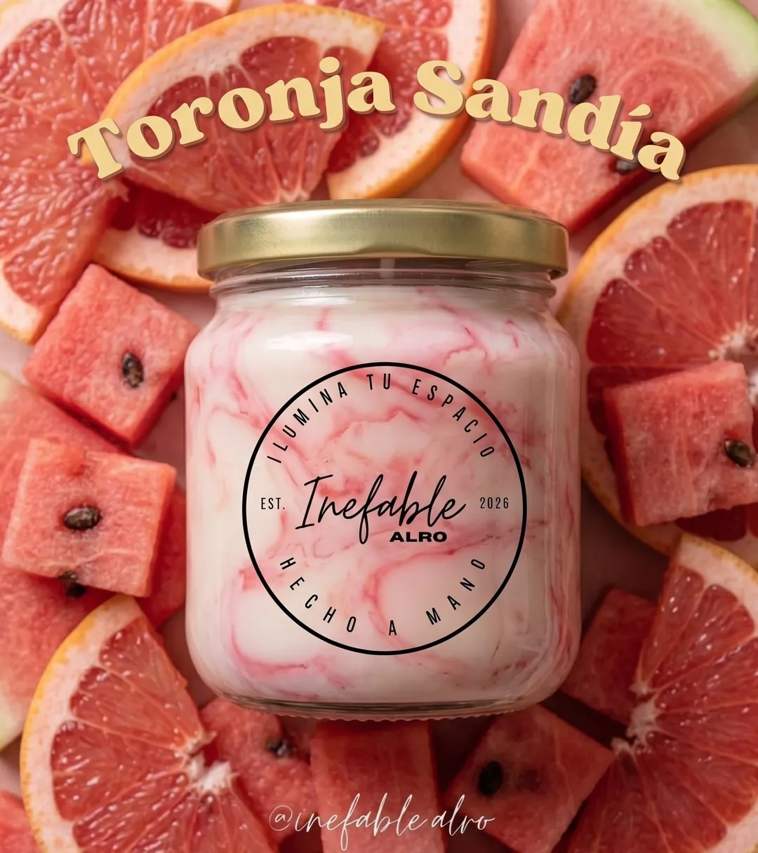 Vela Aromática de Toronja y Sandía