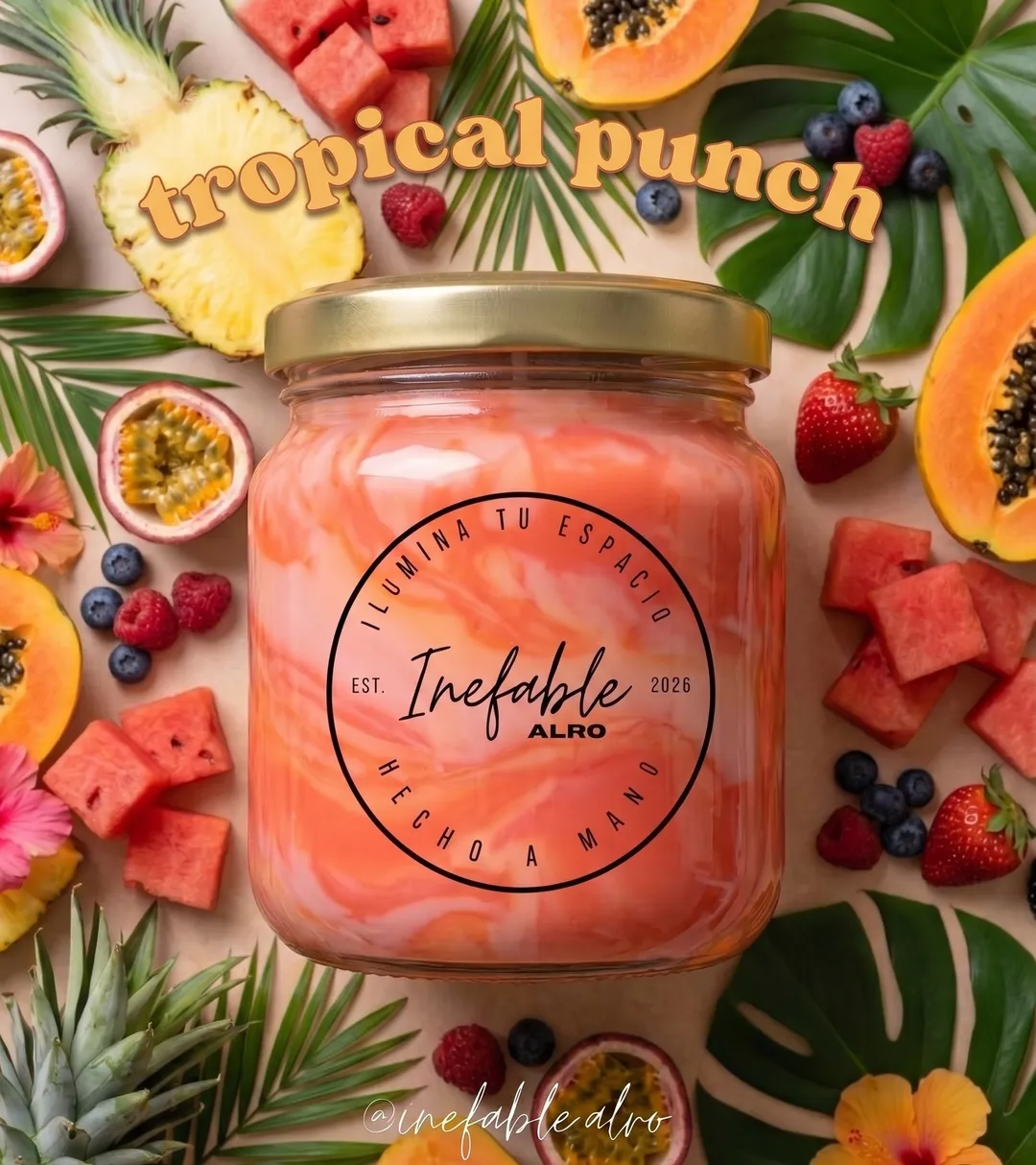 Vela Aromática Tropical Punch
