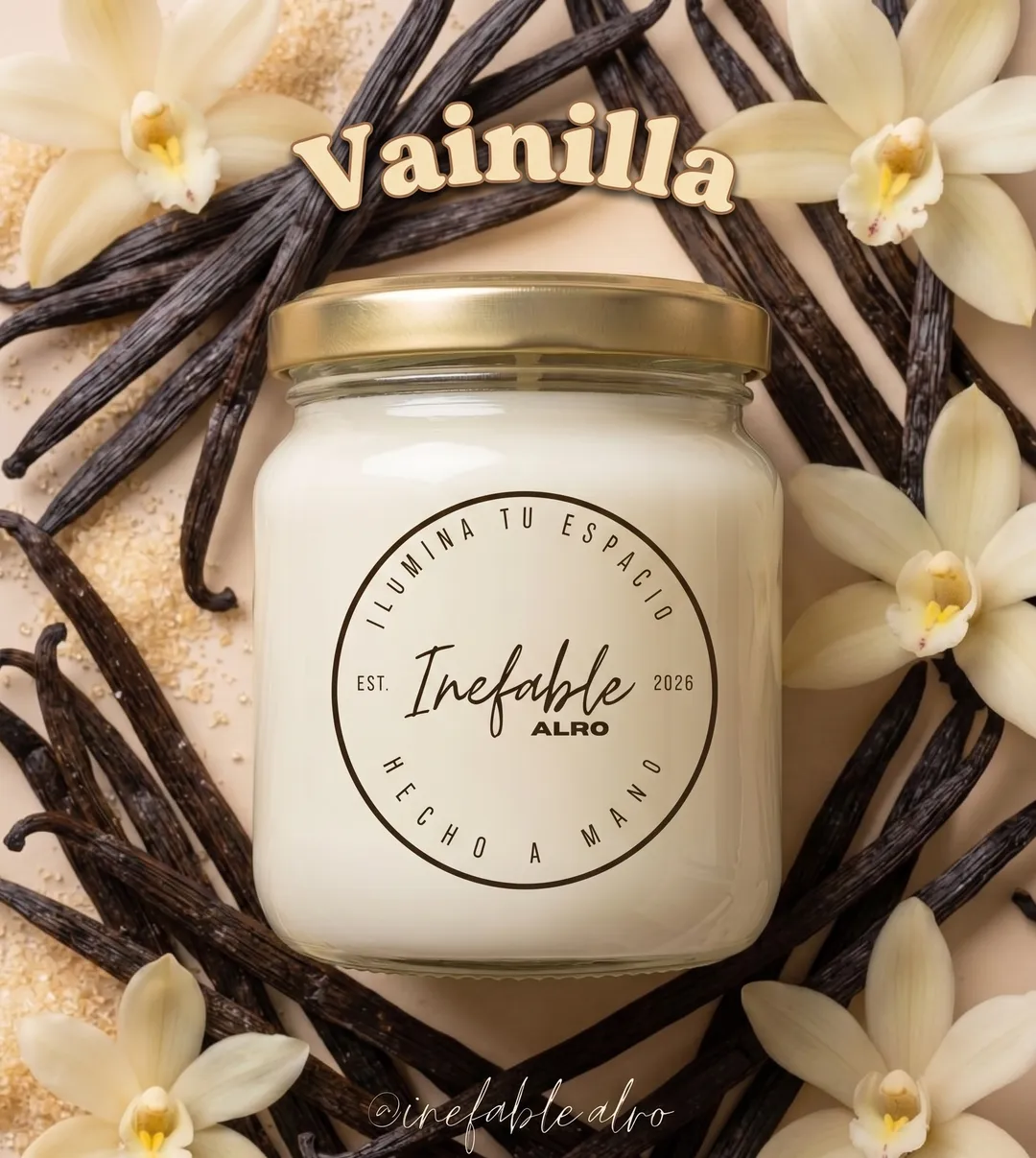 Vela Aromática de Vainilla